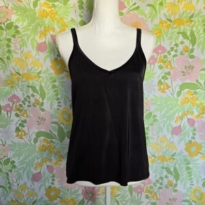 Vintage Black Slip Tank